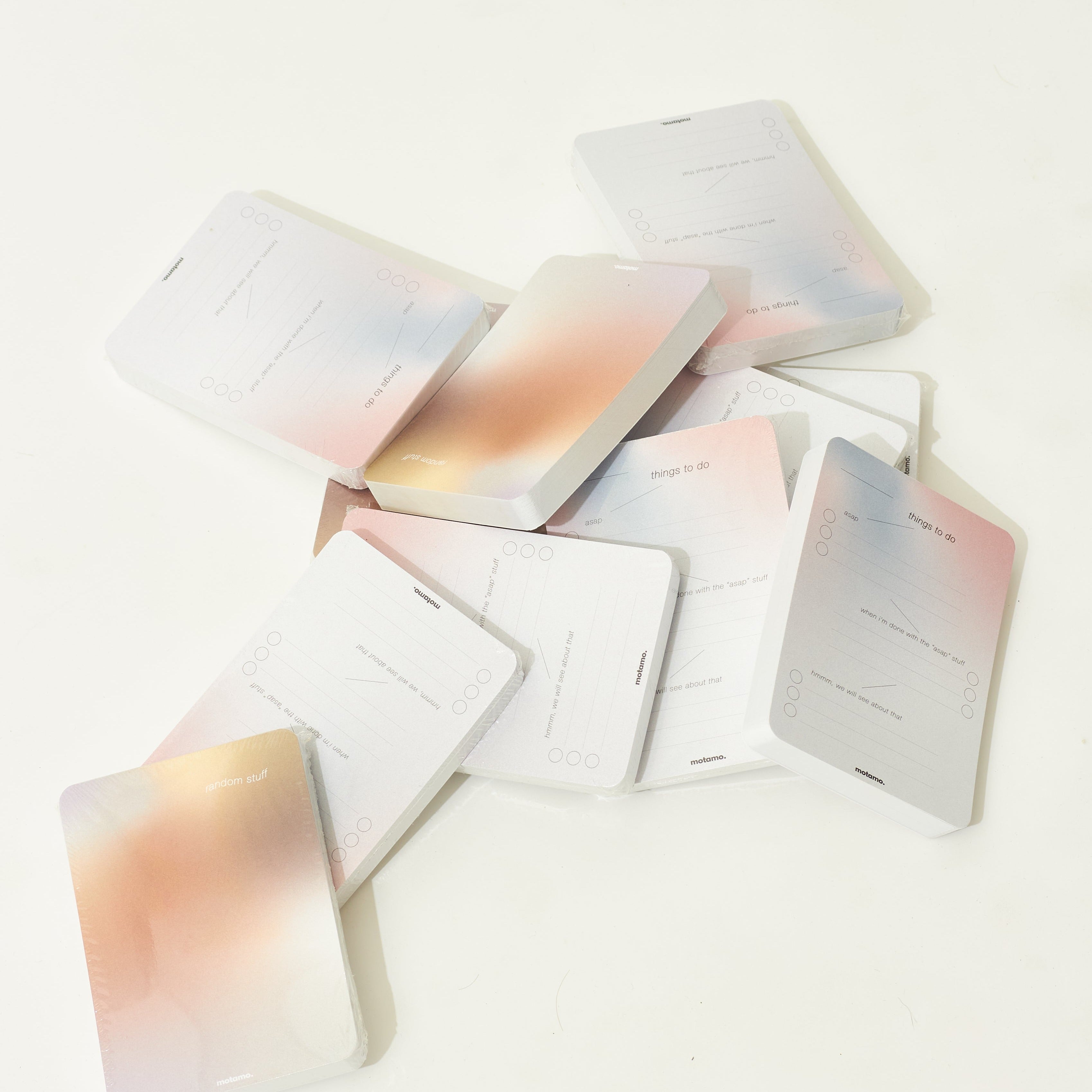 Note cards - Gradient