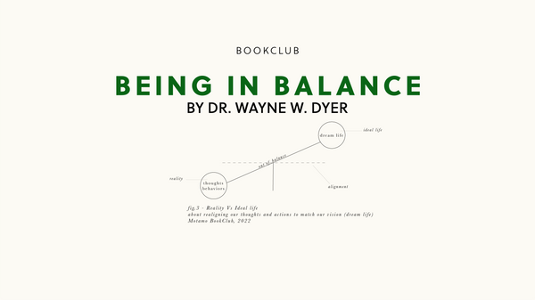 Book Club - Being in Balance